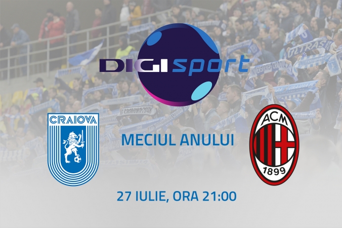 Digi Sport și Universitatea Craiova transmit împreună meciul anului