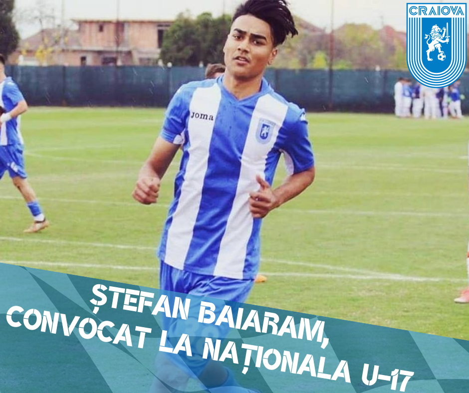 Baiaram va lupta sub tricolor pentru Naționala Under-17