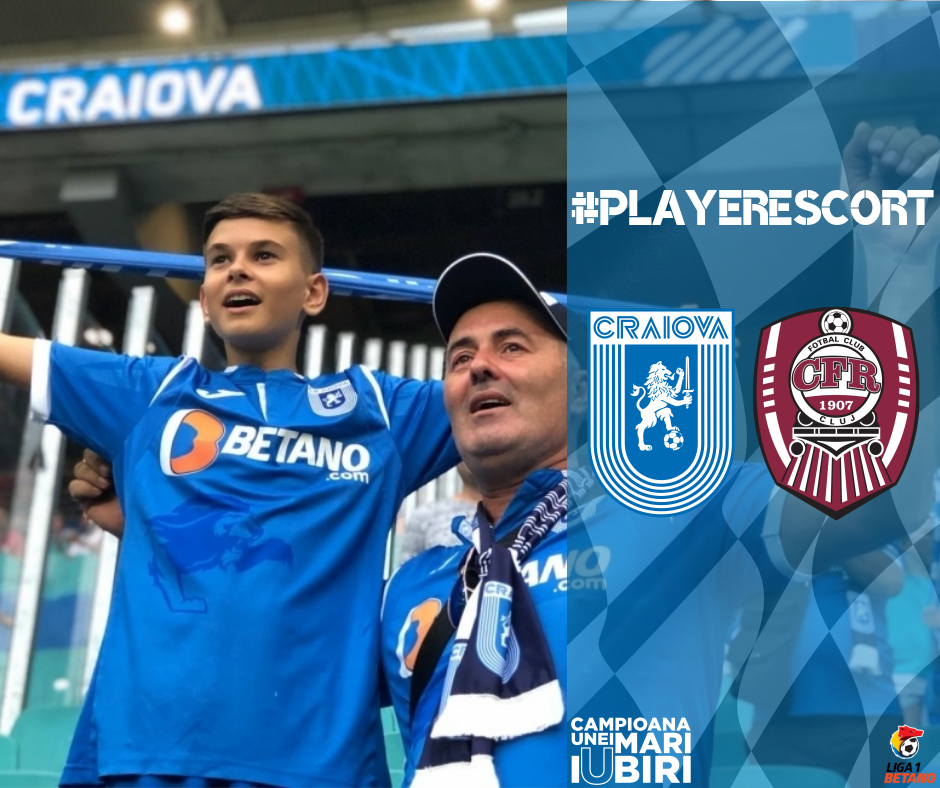 #PlayerEscort la primul meci acasă din 2019