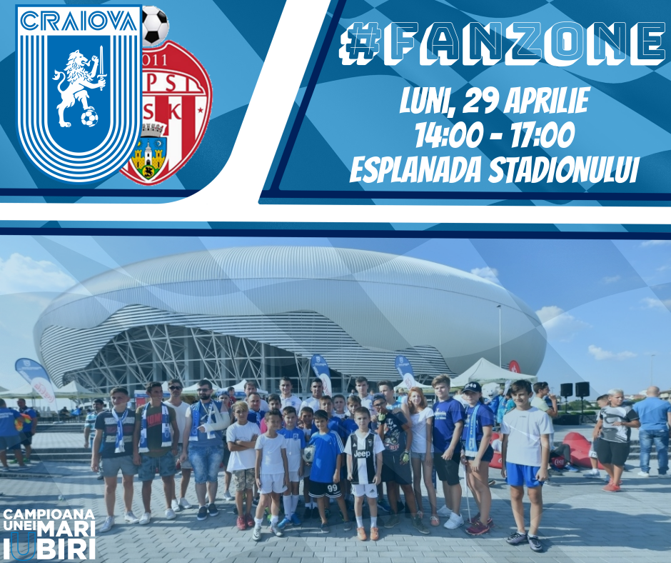 #FanZone pe esplanada stadionului înainte de meciul cu Sepsi OSK