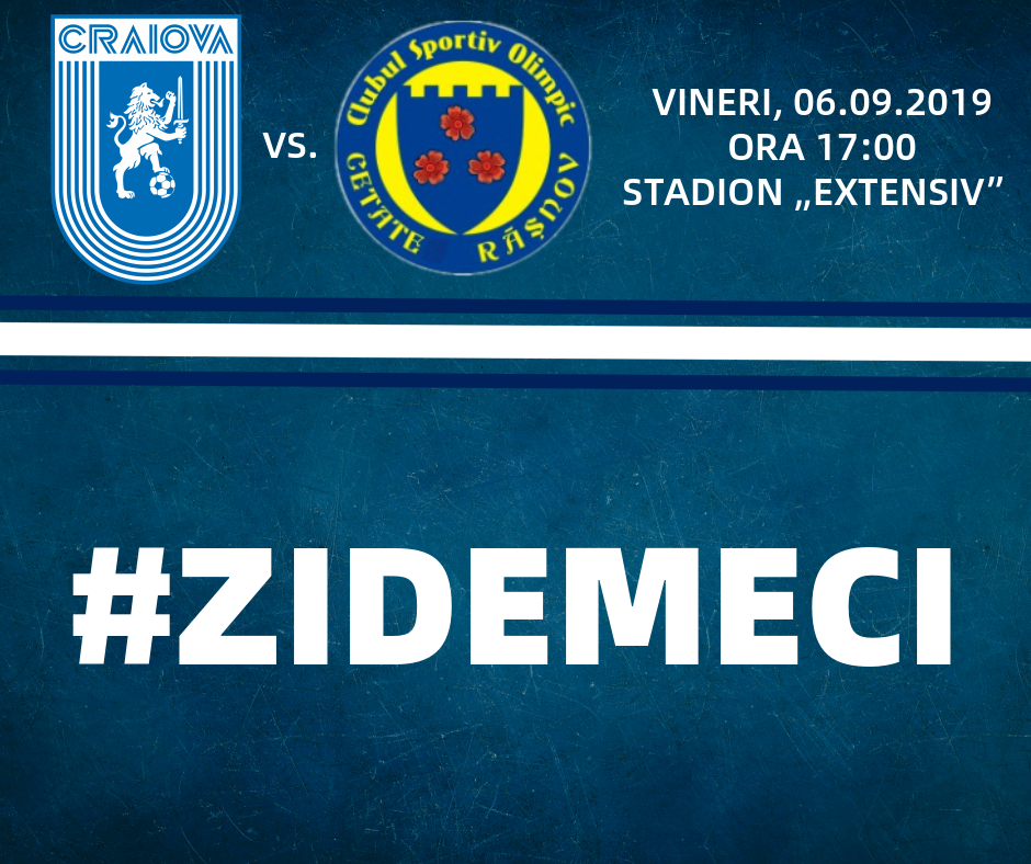 #LIVE: Universitatea Craiova 2 - CS Olimpic Râșnov