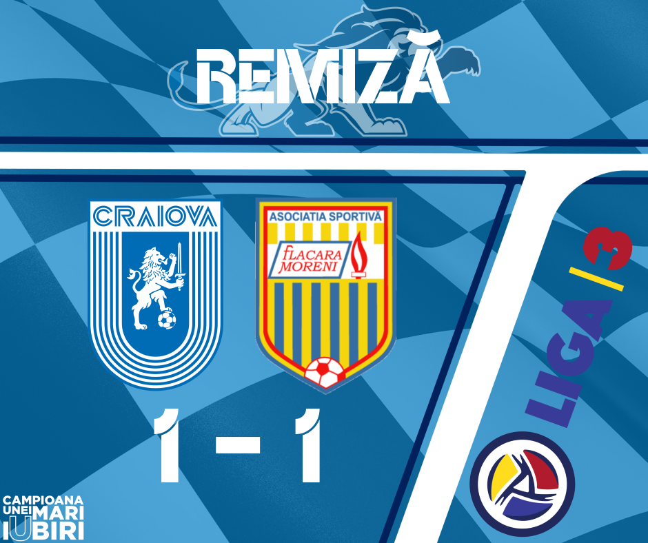 1 - 1 cu Flacăra Moreni