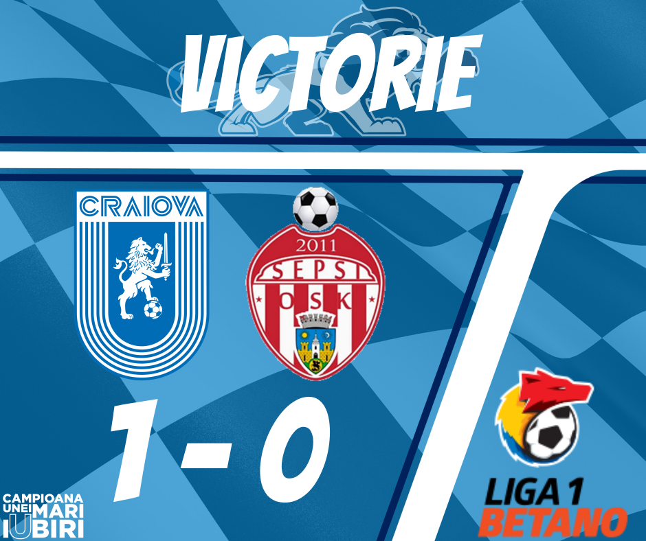 A fost lumină în jocul Științei: 1-0 cu Sepsi
