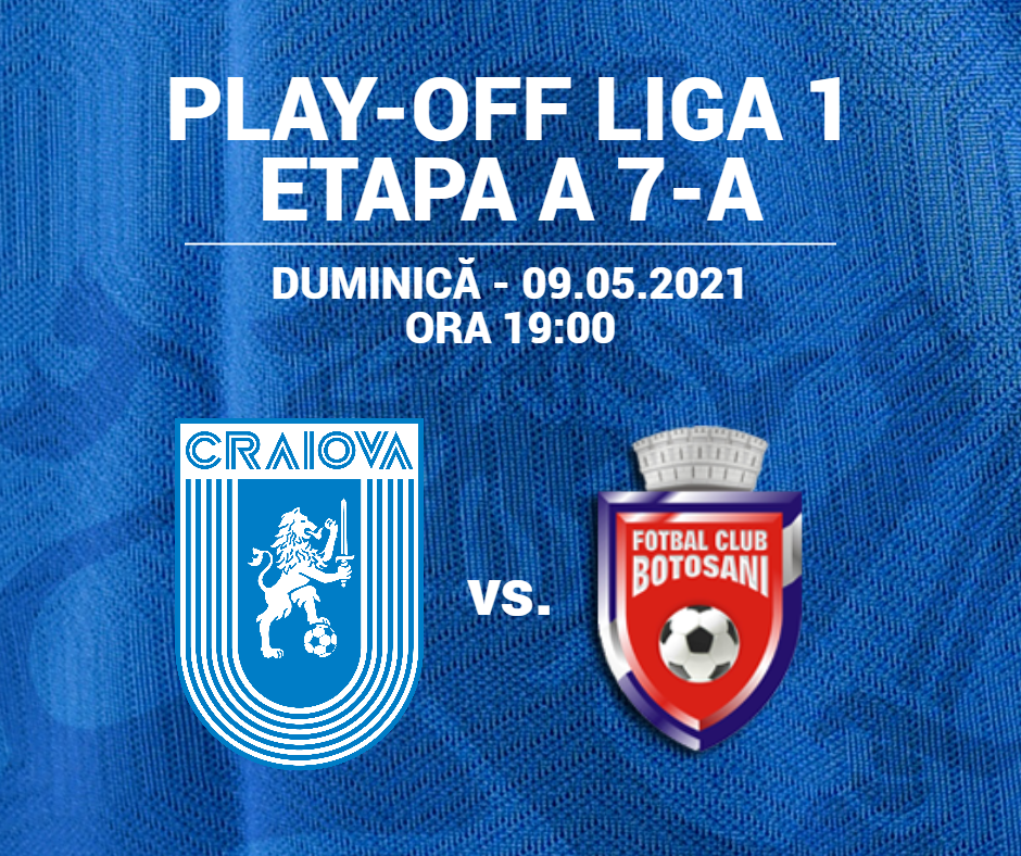 S-a stabilit programul etapei a 7-a din Play-Off