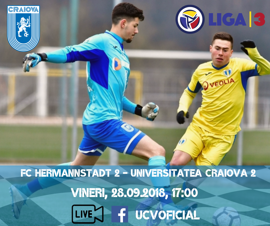 LIVE-VIDEO: AFC Hermannstadt 2 - Universitatea Craiova 2