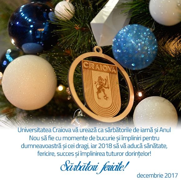 Sărbători fericite şi un an nou plin de împliniri!