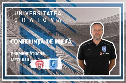 Conferință de presă premergătoare meciului Sepsi - Universitatea Craiova