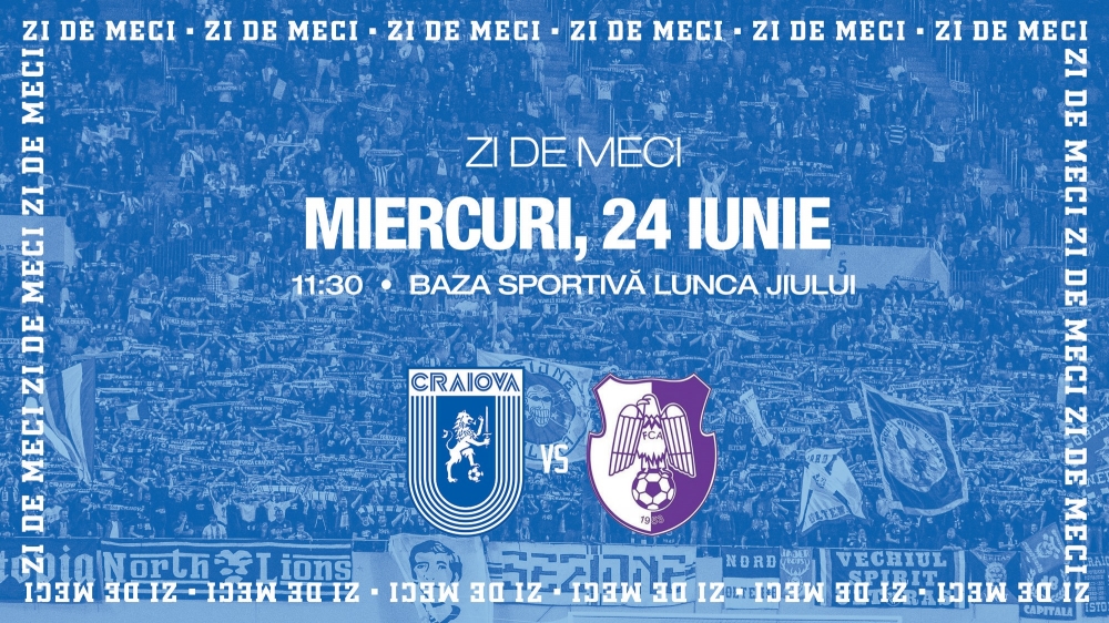 #LIVE: Universitatea Craiova - FC Argeș