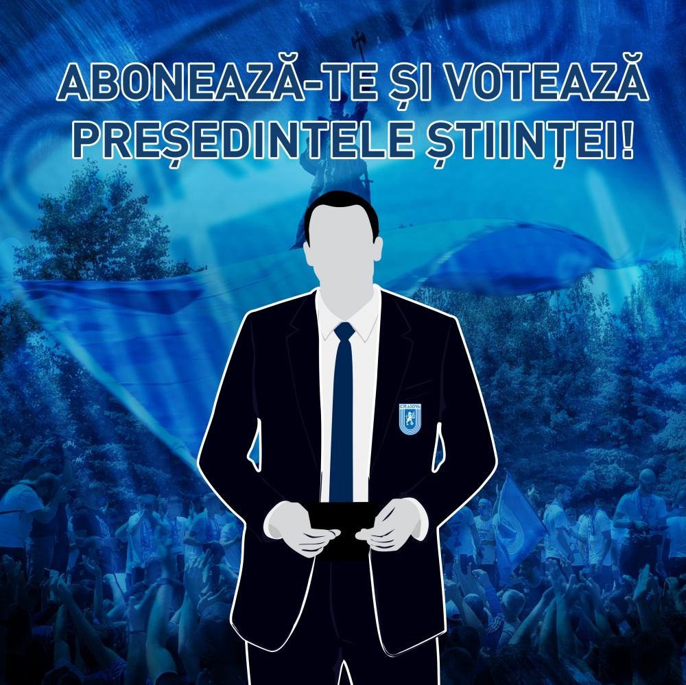 VOTEAZĂ PREȘEDINTELE ȘTIINȚEI!