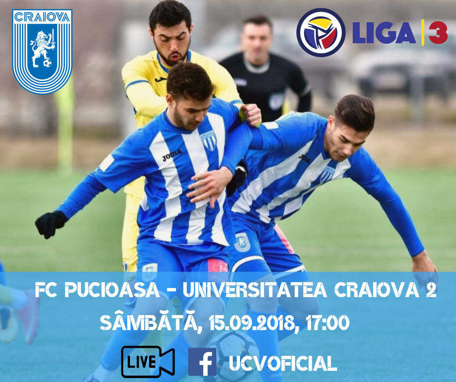 LIVE-VIDEO: FC Pucioasa - Universitatea Craiova 2