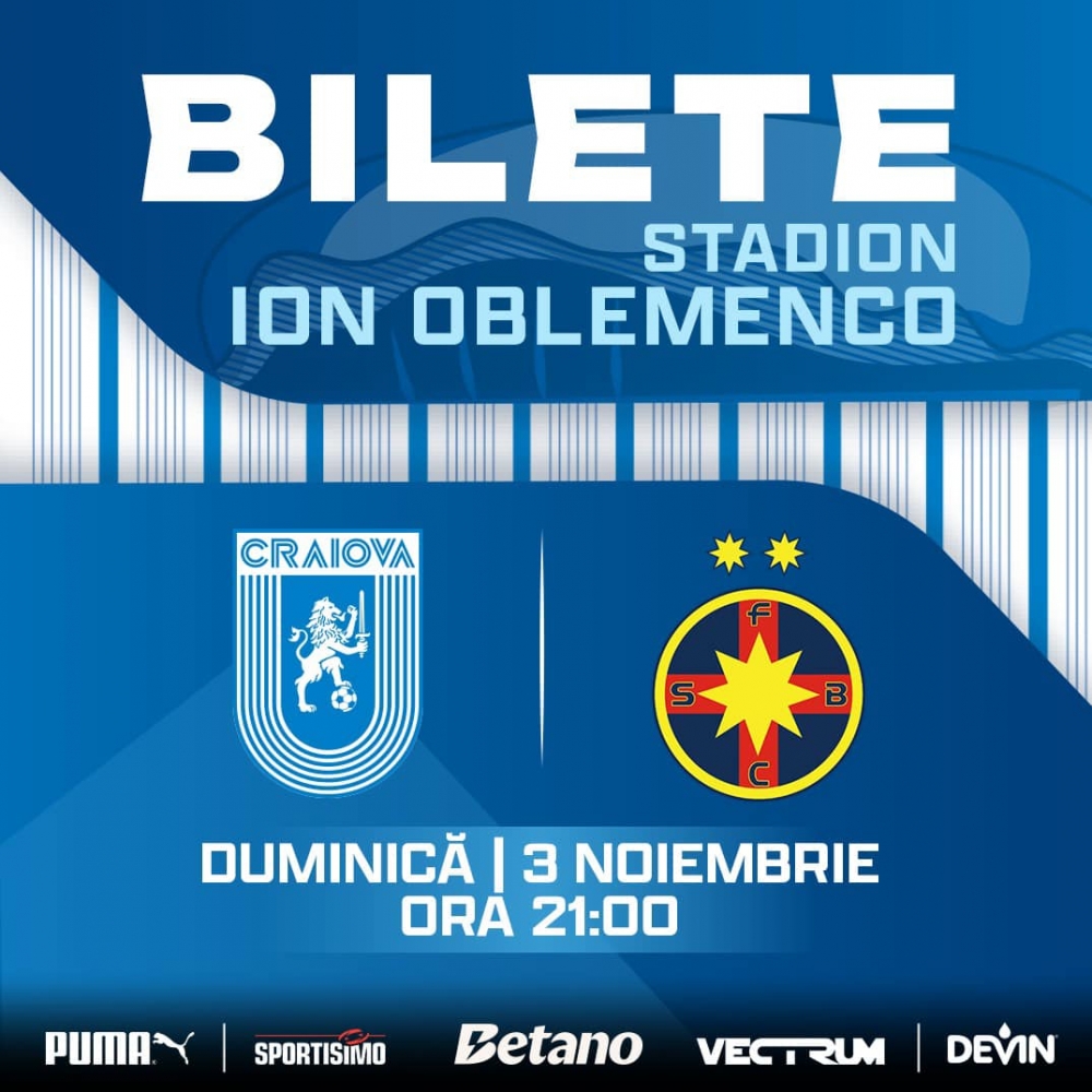 OFICIAL | BILETE CU FCSB
