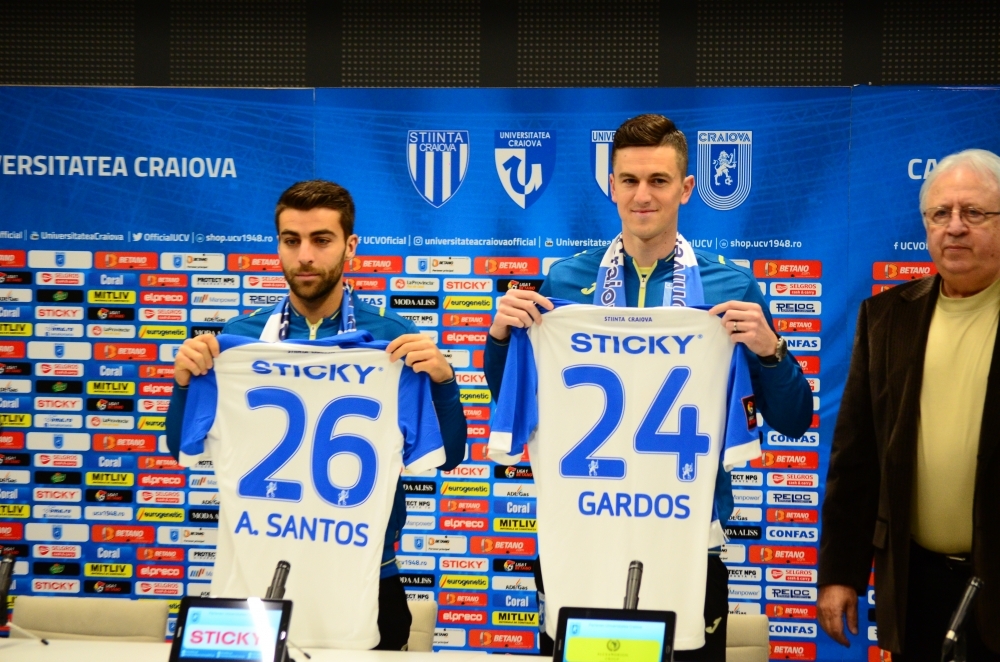 Florin Gardoș și Andre Santos, prezentați oficial