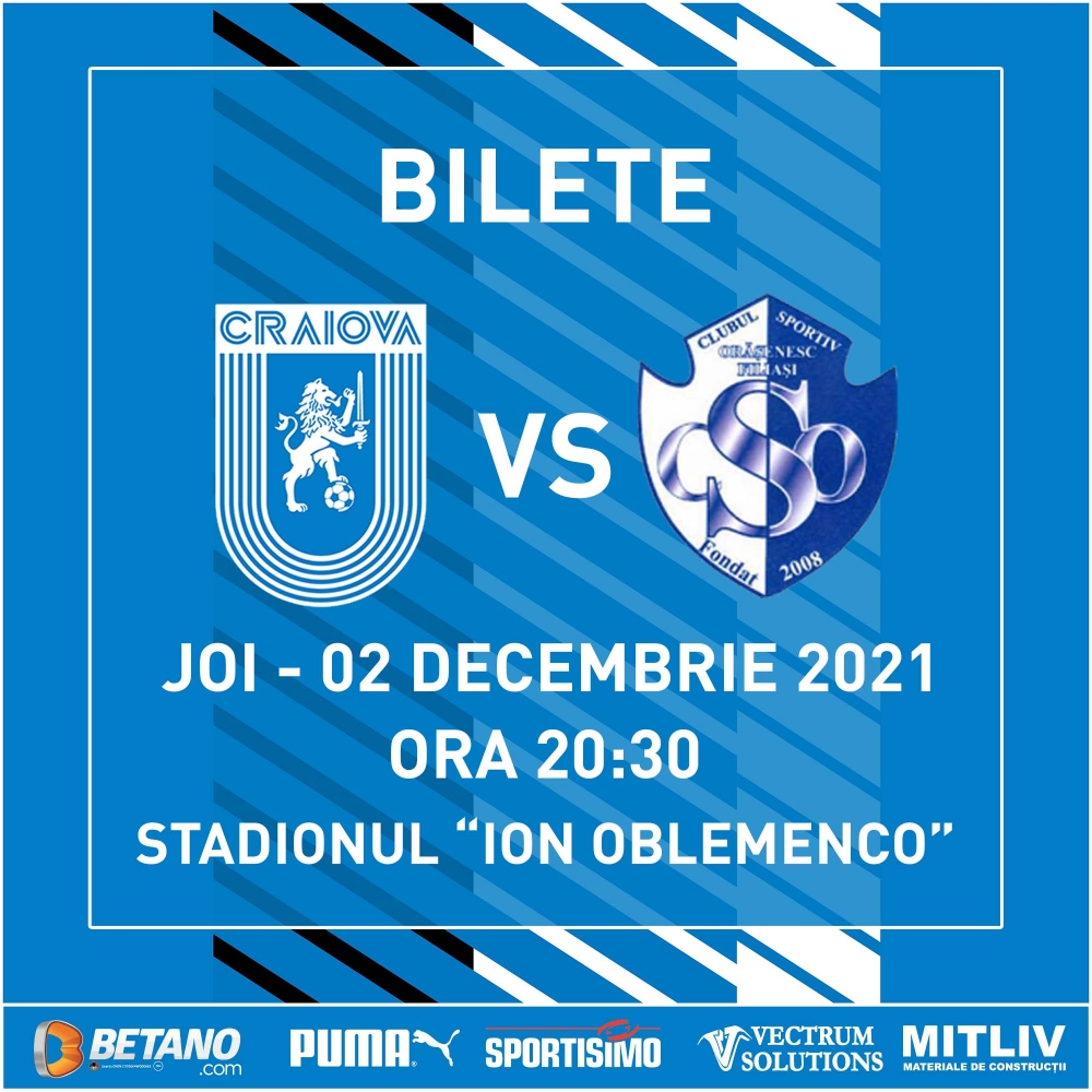 Bilete la derby de Oltenia: Știința - Filiași