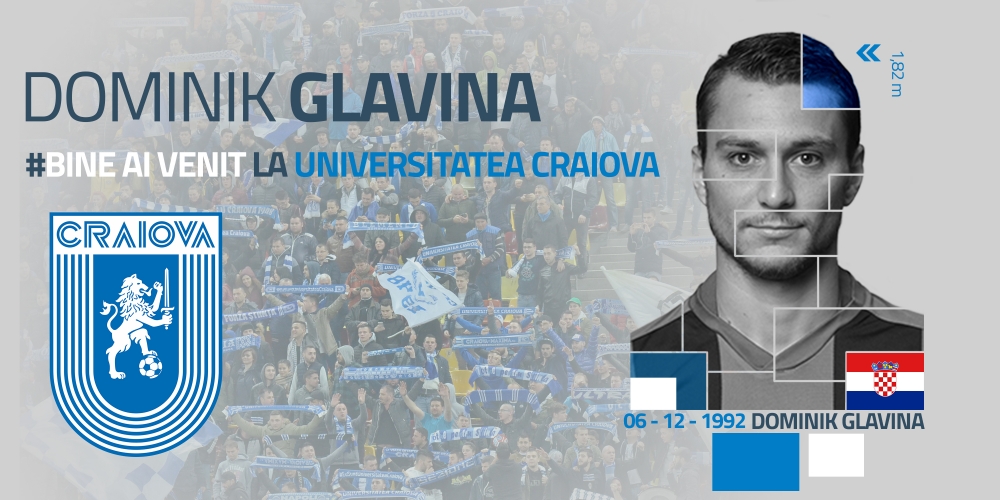 Ofensiva alb-albastră se întărește cu Dominik Glavina!
