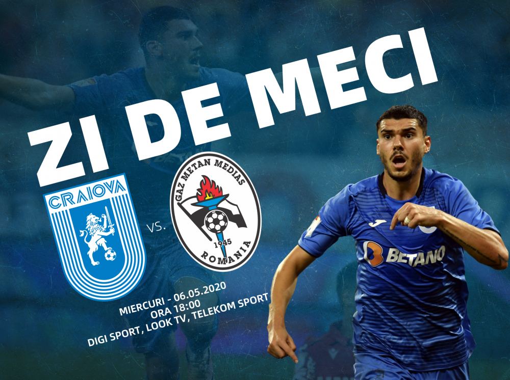 #LIVE: Universitatea Craiova - Gaz Metan Mediaș (FINALA)