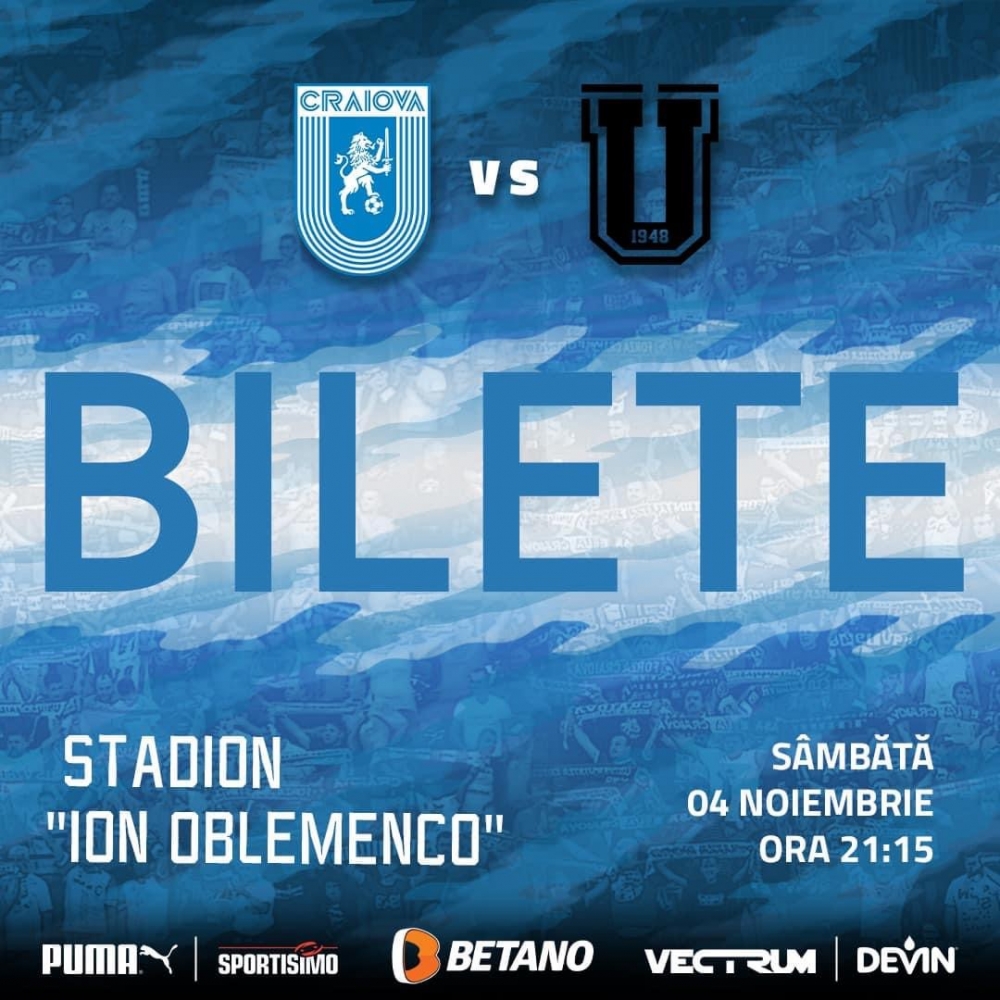 OFICIAL | BILETE CU FCU