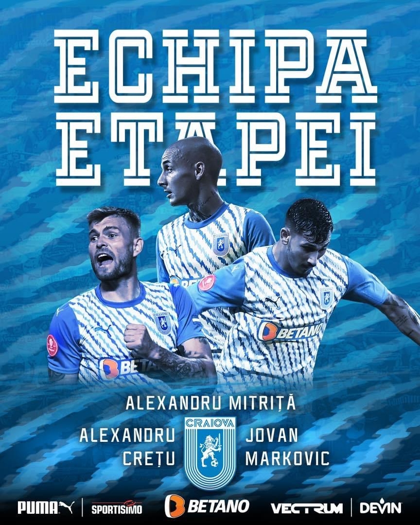 3 jucători are Știința în echipa etapei