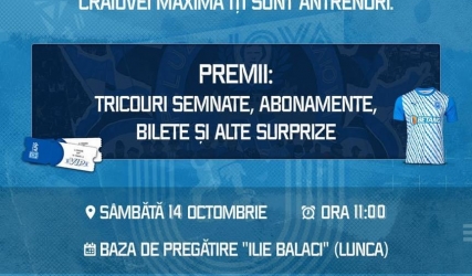 Lansăm oficial U Craiova App printr-un turneu special dedicat suporterilor