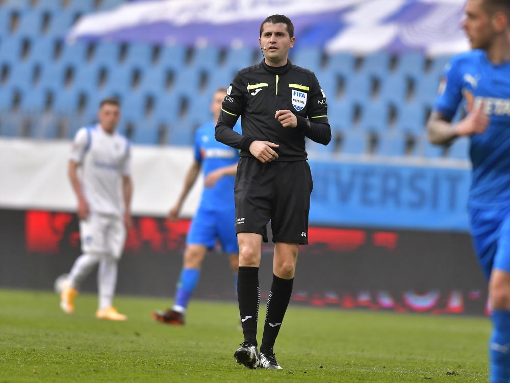 Andrei Chivulete va arbitra meciul cu Clinceni