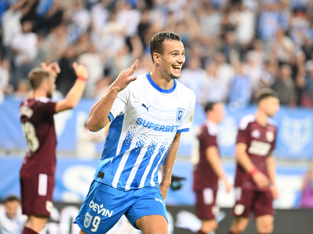 Show pe „Ion Oblemenco”! Universitatea Craiova câștigă cu 4-0 în fața celor de la FK Sarajevo