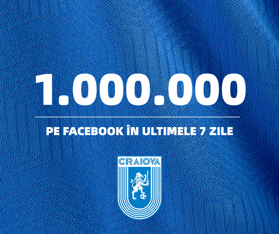 UN MILION pe Facebook în ultimele 7 zile