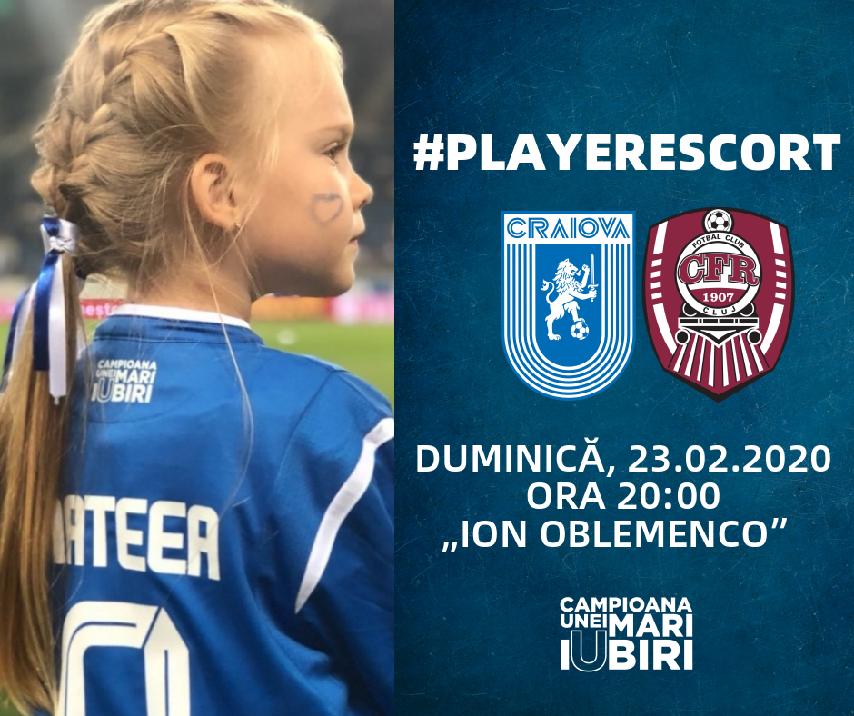 #PlayerEscort la derby-ul cu CFR Cluj