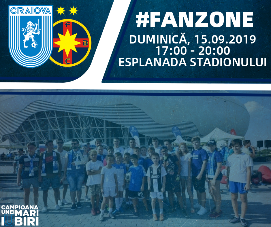 Fan-Zone la meciul cu FCSB