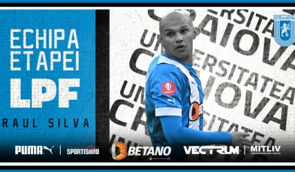 Raul Silva a fost inclus în echipa etapei