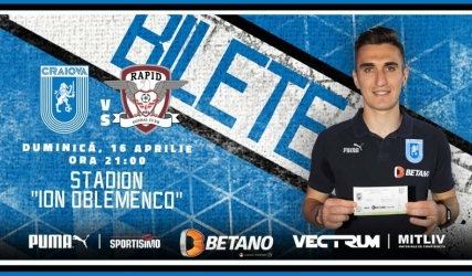 Bilete pentru meciul cu Rapid