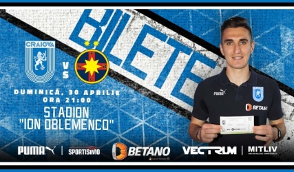 BILETE PENTRU MECIUL CU FCSB