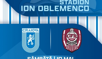 Bilete pentru derby-ul Universitatea Craiova - CFR Cluj