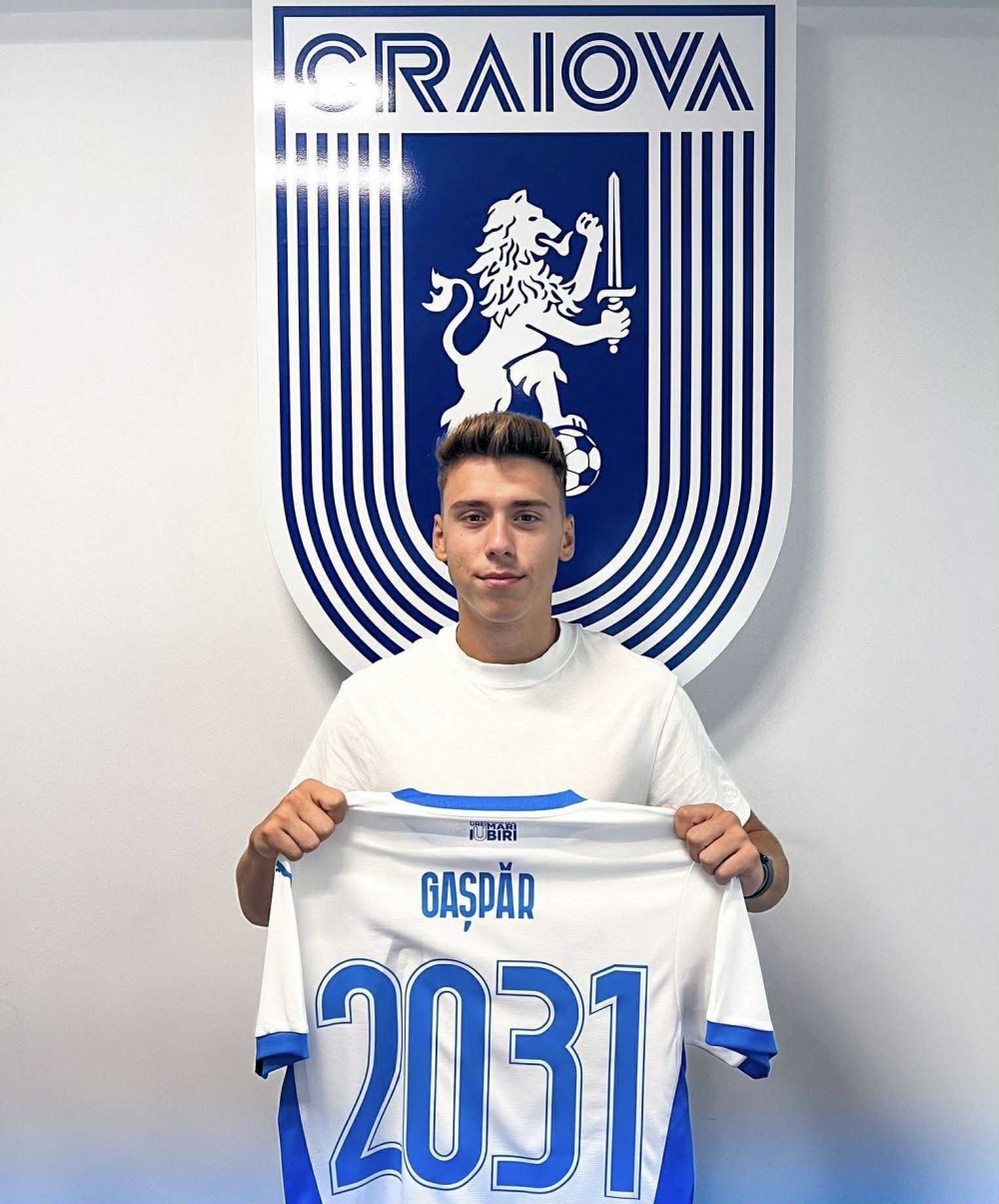 Florin Gașpăr a semnat prelungirea contractului cu Universitatea Craiova