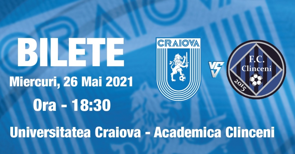 Start la bilete pentru meciul cu Academica Clinceni