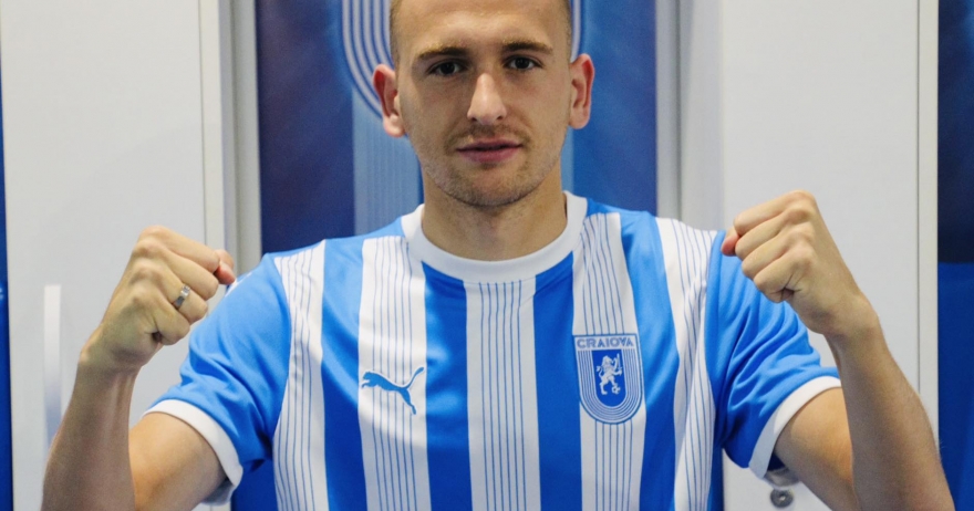 Oleksandr Romanchuk, prezentat oficial la Universitatea Craiova! Vezi aici detaliile contractului