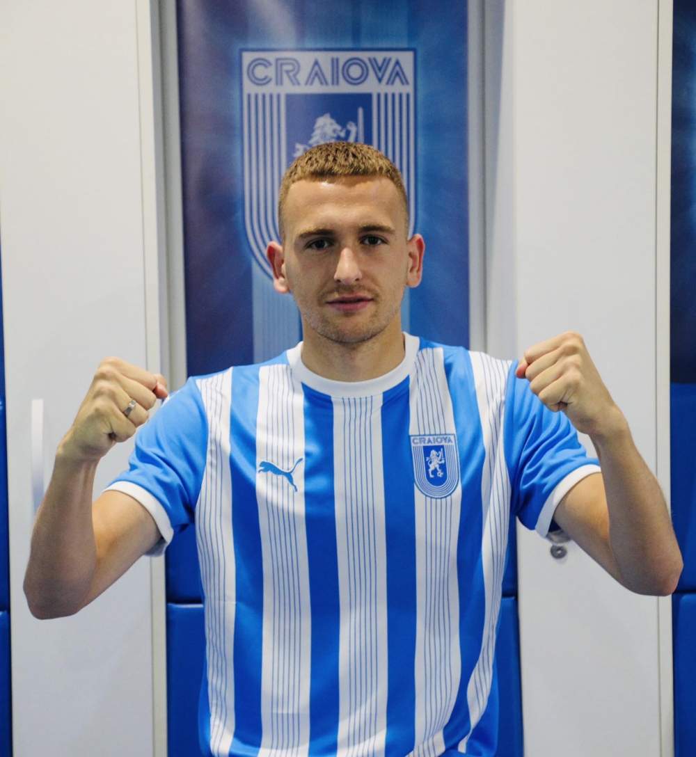 Oleksandr Romanchuk, prezentat oficial la Universitatea Craiova! Vezi aici detaliile contractului