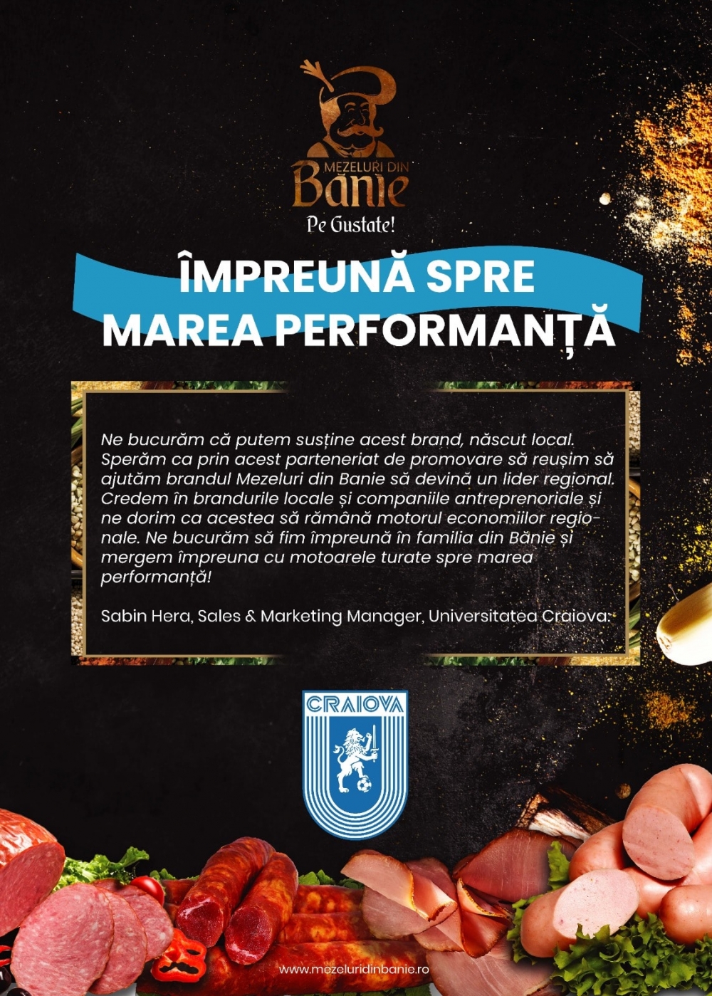 Știința & Mezeluri din Bănie - Pe Gustate, împreună spre marea performanță