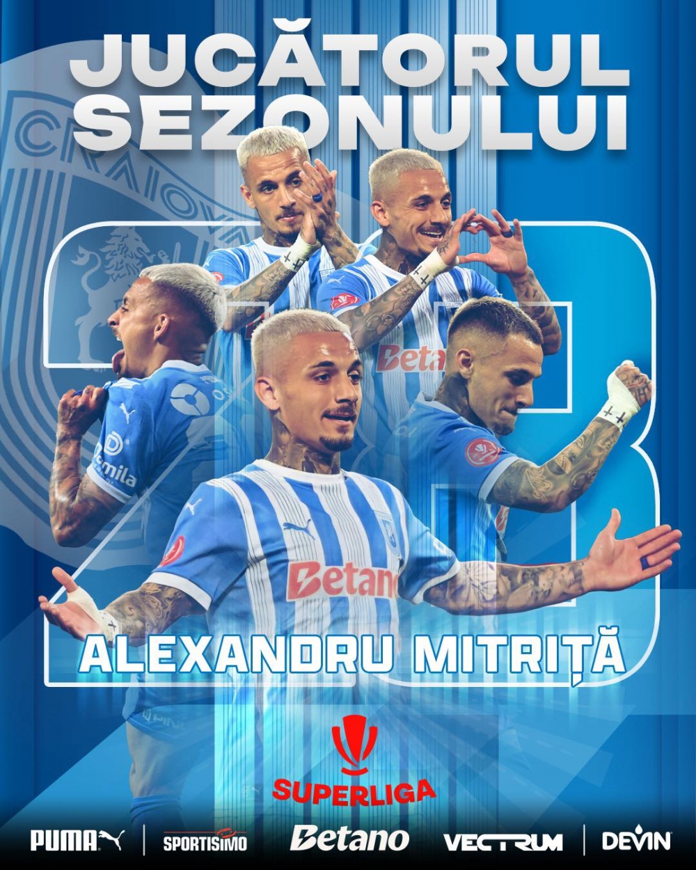 Alexandru Mitriță, MVP OF THE SEASON